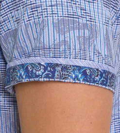Robert Graham Short Sleeve Rum Swizzle Woven Shirt- Short Sleeve Sport Shirts