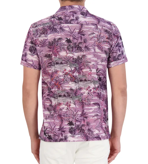 Robert Graham Short Sleeve Makara Woven Shirt- Short Sleeve Sport Shirts