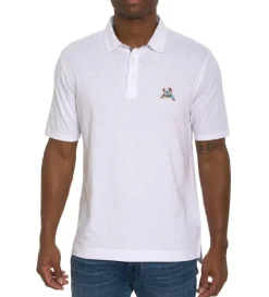 Robert Graham Short Sleeve Vandam Knit Polo- Polos & Knits