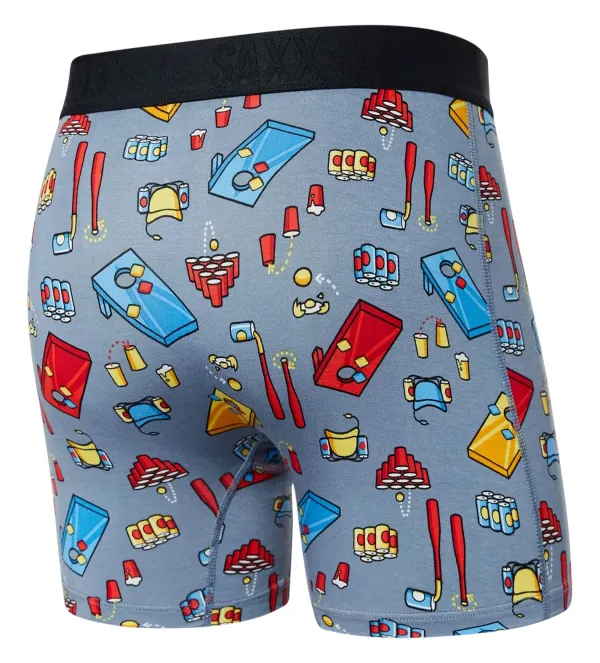 SAXX Beer Olympics Vibe Boxer Briefs- Underwear