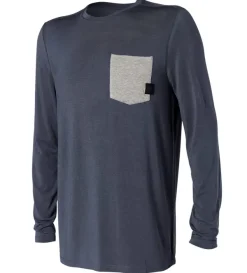 SAXX Sleepwalker Long Sleeve Pocket Tee Shirt- Tees