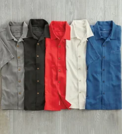 Tommy Bahama Coastal Breeze Camp Shirt- Short Sleeve Sport Shirts