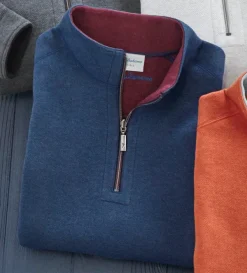 Tommy Bahama Flipshore Reversible Half-Zip Pullover- Pullovers & Layers