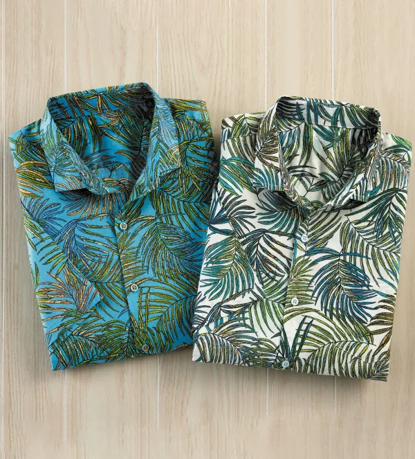 Tori Richard I'M Your Frond Short Sleeve Shirt- Short Sleeve Sport Shirts