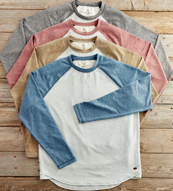 True Grit Melange Terry Tee- Tees