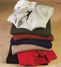 Viyella Quarter-Zip Sweater- Pullovers & Layers