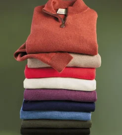 Viyella Quarter-Zip Sweater- Pullovers & Layers