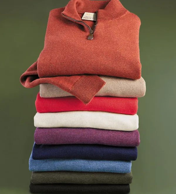 Viyella Quarter-Zip Sweater- Pullovers & Layers