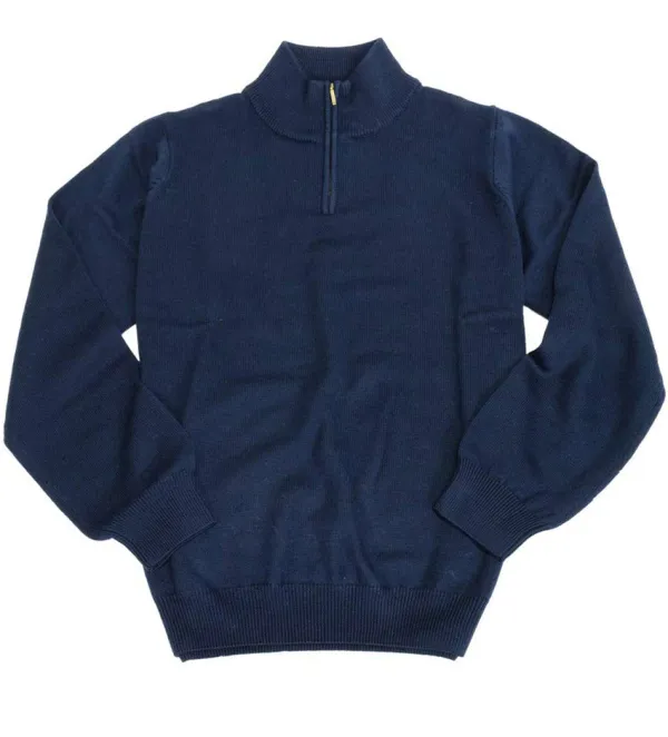 Viyella Quarter-Zip Sweater- Pullovers & Layers