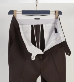 Zanella Devon Wool Serge Dress Slacks- Dress Pants