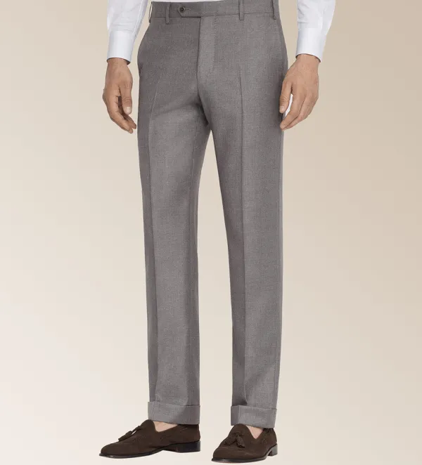 Zanella Devon Wool Serge Dress Slacks- Dress Pants