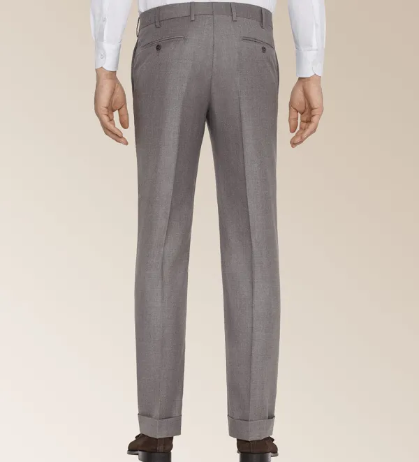 Zanella Devon Wool Serge Dress Slacks- Dress Pants
