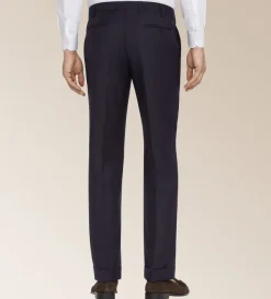 Zanella Devon Wool Serge Dress Slacks- Dress Pants