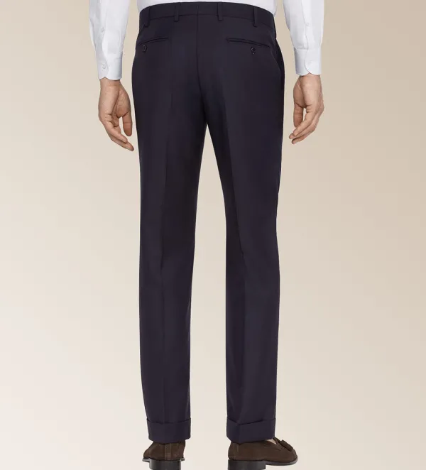 Zanella Devon Wool Serge Dress Slacks- Dress Pants