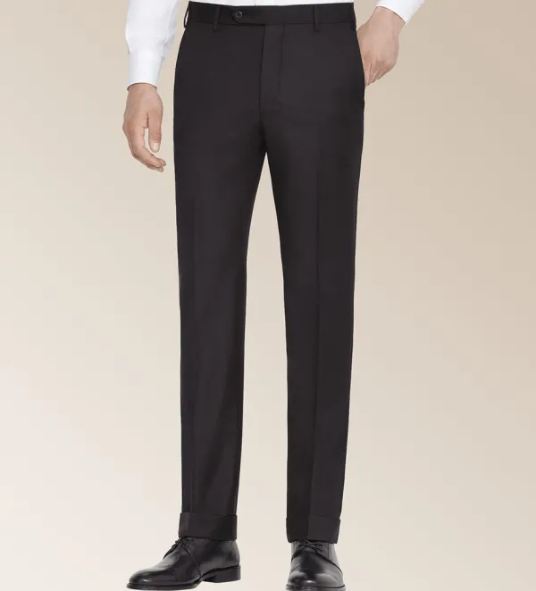 Zanella Devon Wool Serge Dress Slacks- Dress Pants