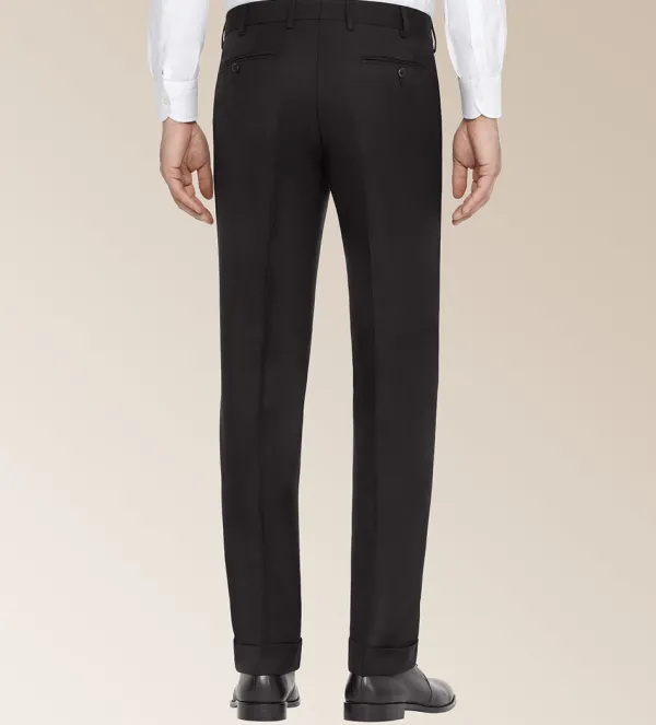 Zanella Devon Wool Serge Dress Slacks- Dress Pants