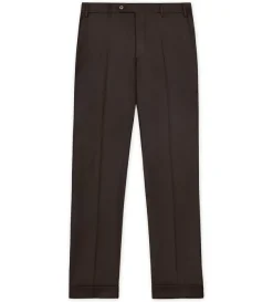 Zanella Devon Wool Serge Dress Slacks- Dress Pants