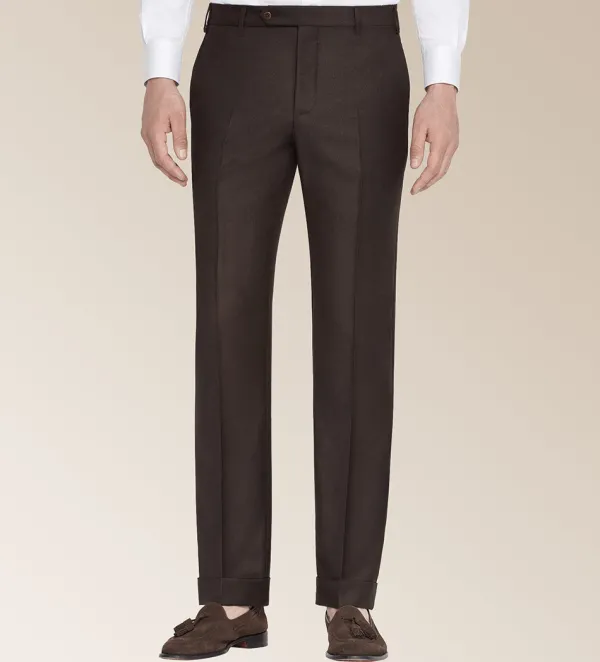 Zanella Devon Wool Serge Dress Slacks- Dress Pants
