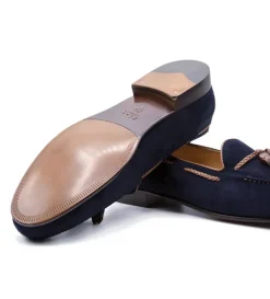 Zelli Naples Sueded Goatskin Tassel Loafer- Casual Shoes