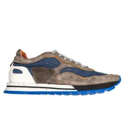 Zelli Raya Sueded Perforated Calfskin Sneaker- Casual Shoes