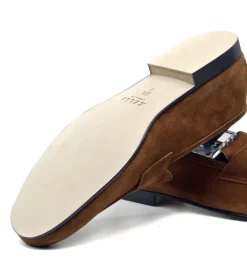 Zelli Tasca Sueded Goatskin Loafer- Dress Shoes