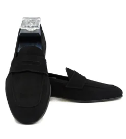 Zelli Tasca Sueded Goatskin Loafer- Dress Shoes