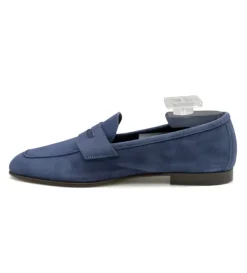 Zelli Tasca Sueded Goatskin Loafer- Dress Shoes