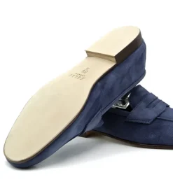 Zelli Tasca Sueded Goatskin Loafer- Dress Shoes