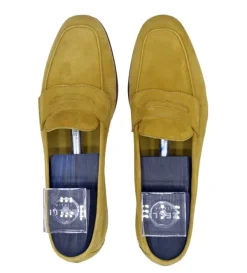 Zelli Tasca Sueded Goatskin Loafer- Dress Shoes