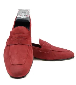 Zelli Tasca Sueded Goatskin Loafer- Dress Shoes
