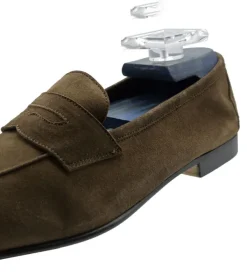 Zelli Tasca Sueded Goatskin Loafer- Dress Shoes