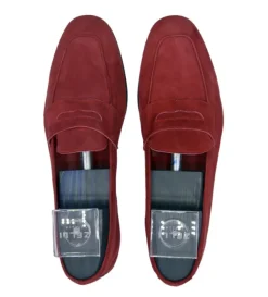 Zelli Tasca Sueded Goatskin Loafer- Dress Shoes