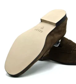 Zelli Tasca Sueded Goatskin Loafer- Dress Shoes