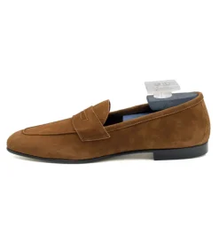 Zelli Tasca Sueded Goatskin Loafer- Dress Shoes