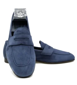 Zelli Tasca Sueded Goatskin Loafer- Casual Shoes