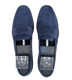Zelli Tasca Sueded Goatskin Loafer- Casual Shoes